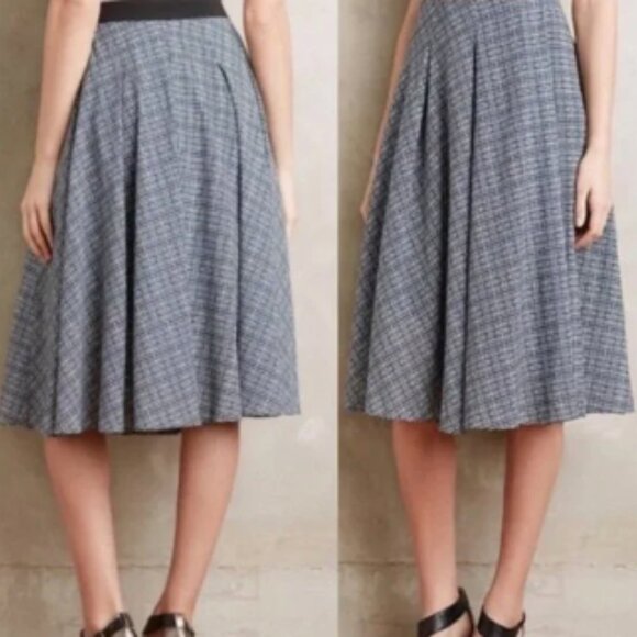 ANTHROPOLOGIE RANNA GILL Aven Midi Skirt - Picture 2 of 5